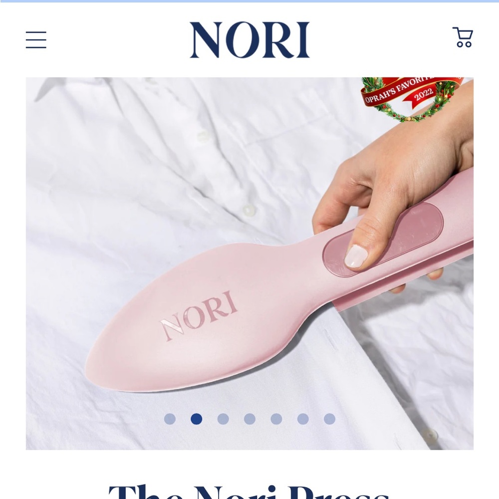 NORI Pink Handheld Iron
